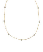 Pearl & Stone Chain Necklace