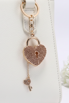 Bling Heart Bag Charm - 2 colors