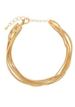 Snake Chain Multi-Layered Bracelet