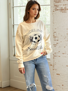 Sideline Social Club Garment Dyed Crew - Ivory/Black