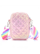 Girl's Rainbow Puffer Crossbody - 3 Colors