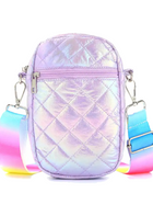 Girl's Rainbow Puffer Crossbody - 3 Colors