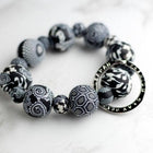 Wrist Keychain - Black & White