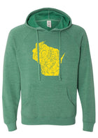 Wisconsin - Green Hoodie