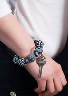 Wrist Keychain - Black & White