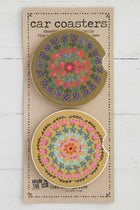 Car Coaster Set - Flower Borders