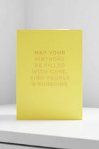 May Your Birthday Be Filled With Cake - Birthday Greeting Card