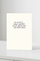 Stretch Denim Thank You Card