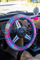 Steering Wheel Cover - Patchwork