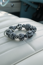 Wrist Keychain - Black & White