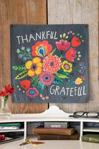 Canvas Tapestry-Thankful & Grateful