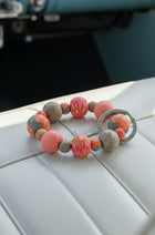 Wrist Keychain - Coral Crush