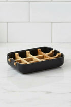 Bamboo Soap Dish - Black