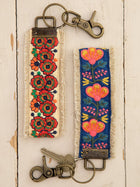 Embroidered Key Fob-Blue