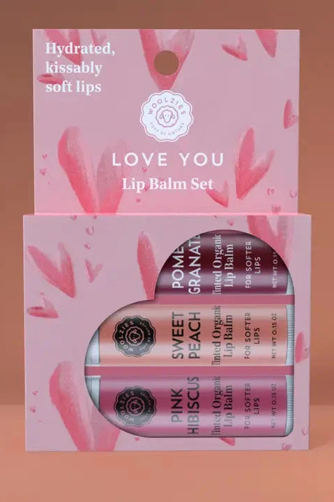 Let Love Glow Lip Balm - Set of 3