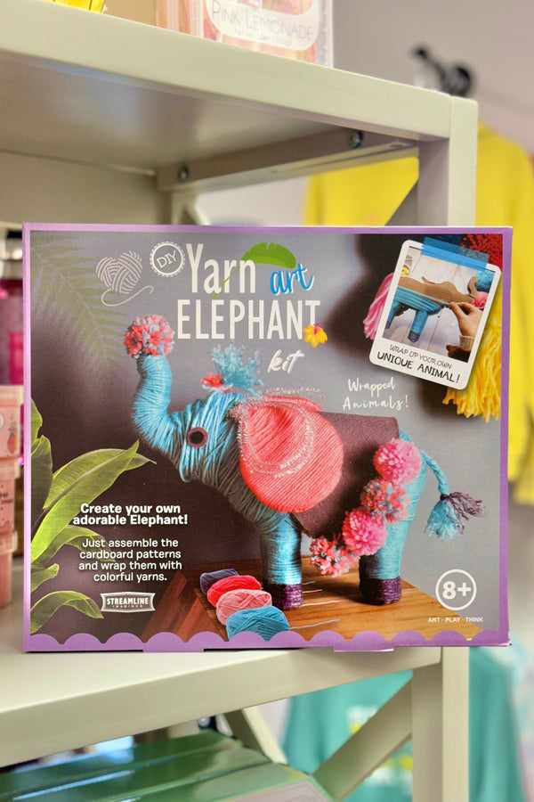 DIY Yarn Animal Art Kit - Elephant