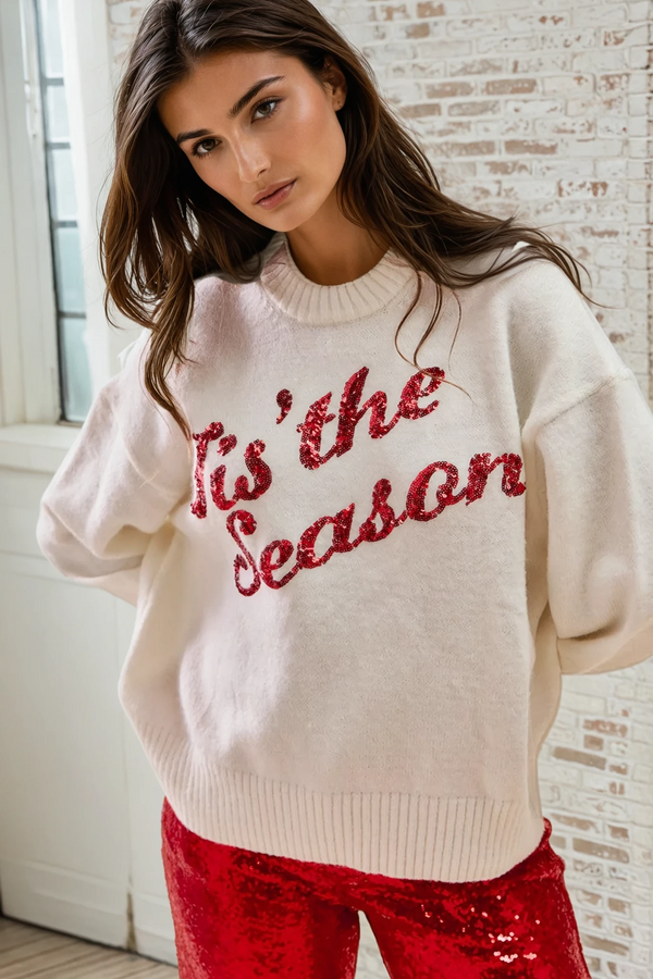 Tis' the Season Sequin Sweater