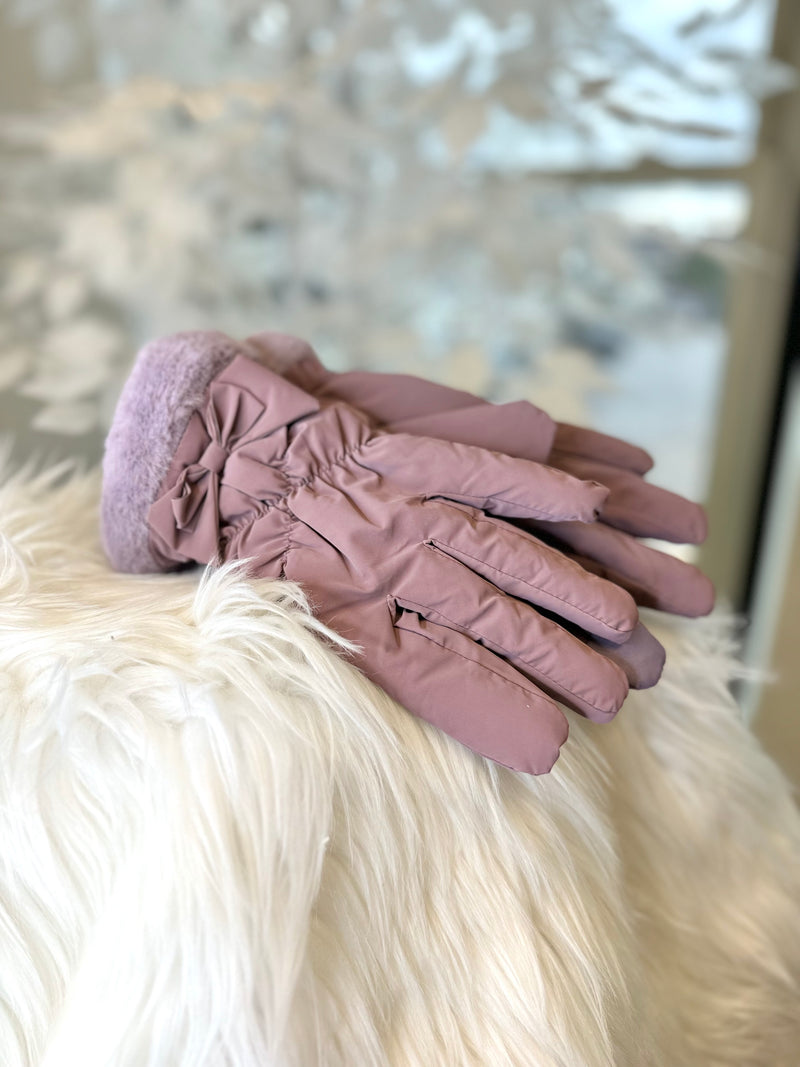 Bow Detail Gloves - 5 colors