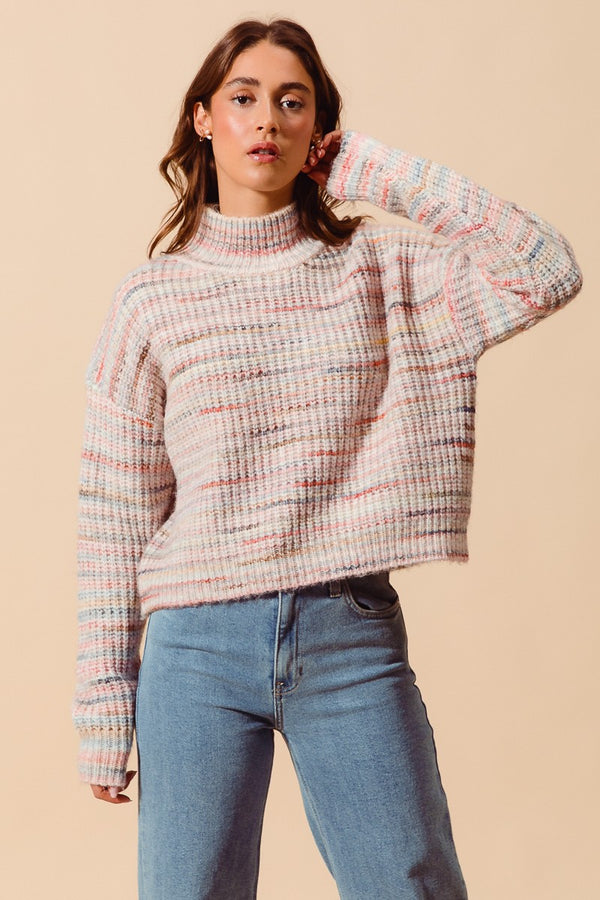 Multi Color Stripe Sweater