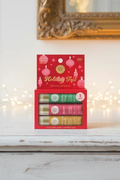 Holiday Trio Lip Balm - Set of 3