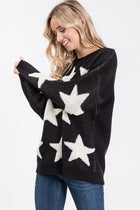 Black & White Star Sweater