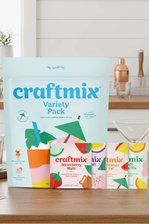 Variety Pack Cocktail Mixers - 12 Servings Multipack