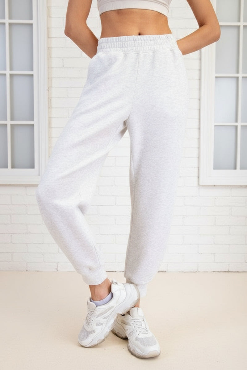 Lounge Jogger - Lt Heather Grey