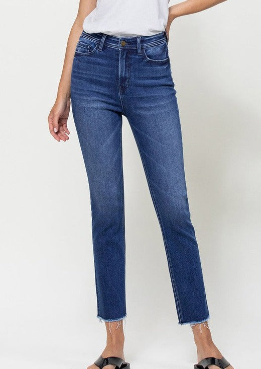 Marisa Super High Rise Slim Straight Jeans