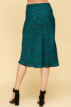 Leopard Print Midi Skirt