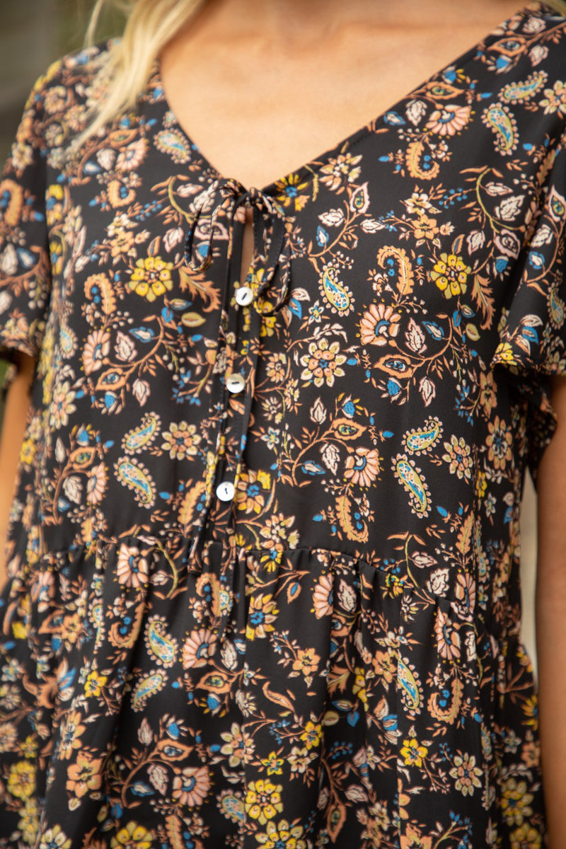 Boho Tie Top