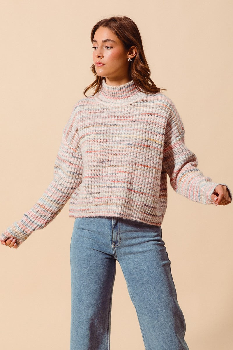 Multi Color Stripe Sweater