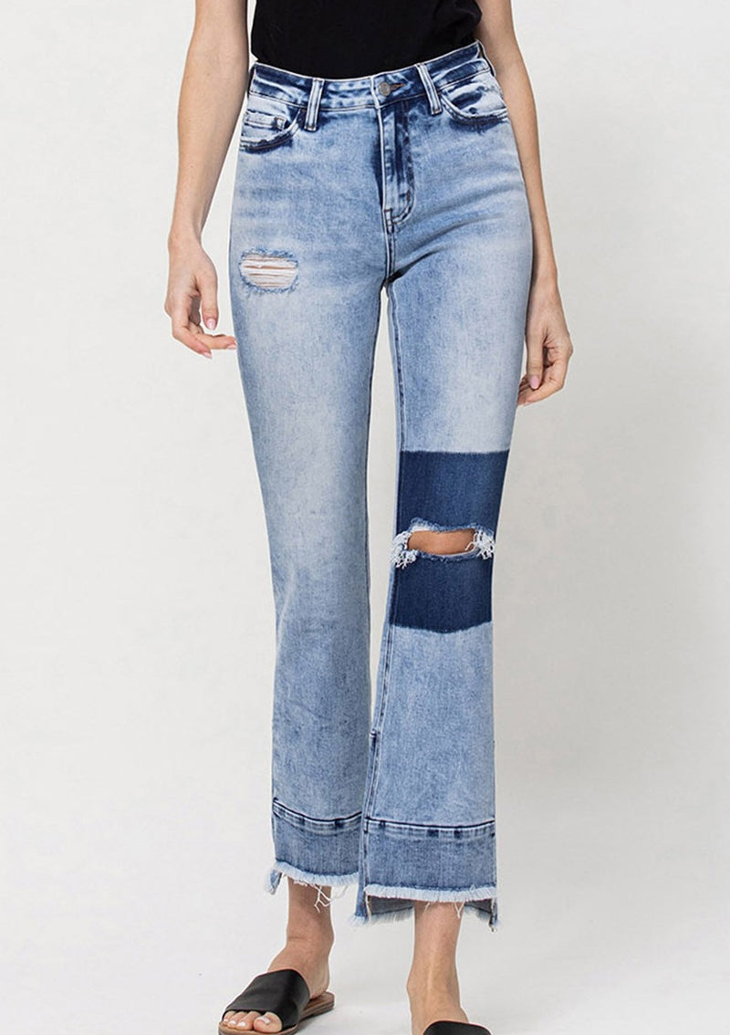 Taylor High Rise Ankle Flare Jeans