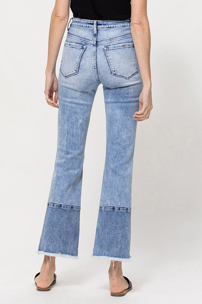 Taylor High Rise Ankle Flare Jeans