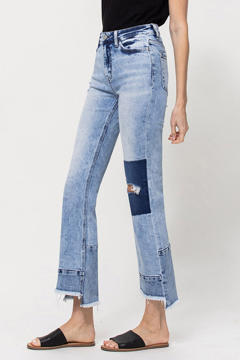 Taylor High Rise Ankle Flare Jeans