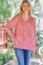 Floral Burnout Top