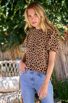 Leopard Texture Top