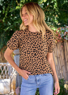Leopard Texture Top