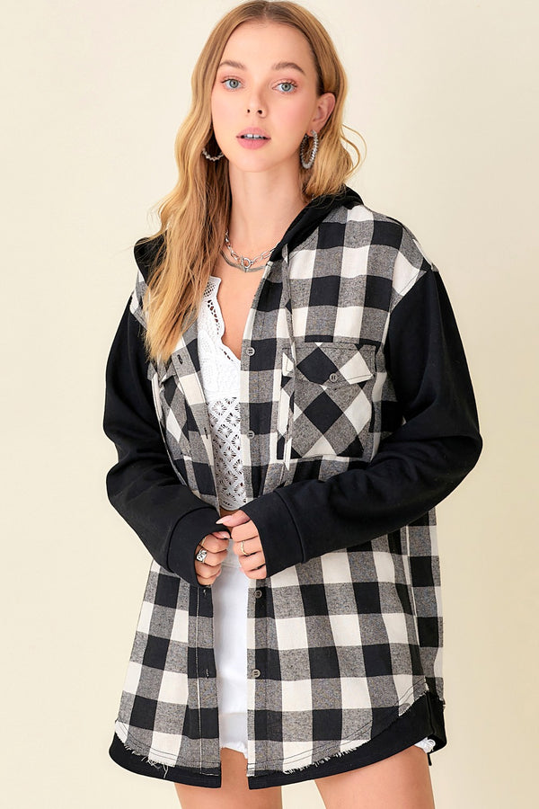 Lightweight Buffalo Plaid Shacket