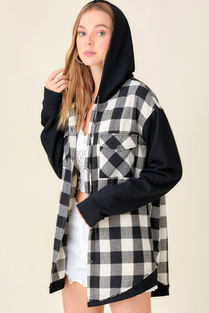 Lightweight Buffalo Plaid Shacket