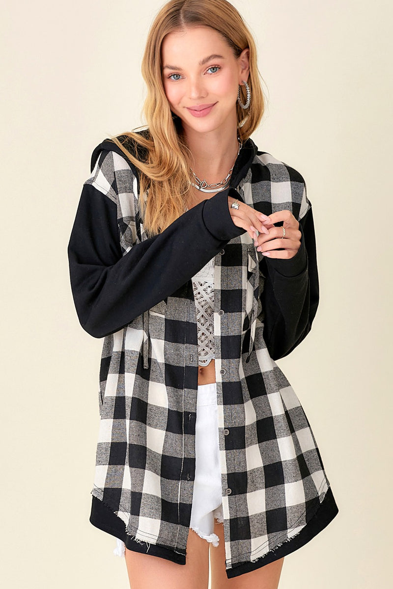 Lightweight Buffalo Plaid Shacket