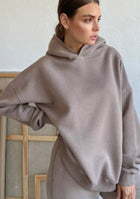 Lounge Sweatsuit Hoodie - Khaki