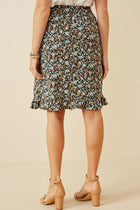 Ditsy Floral Tie Skirt