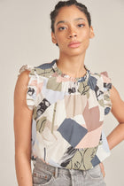 Abstract Frill Top