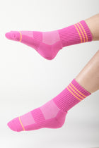 Striped Crew Socks - 4 Colors