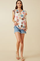 Big Flower Print Tank