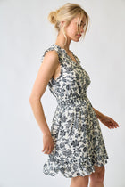 Frilled Floral Dress