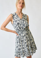 Frilled Floral Dress