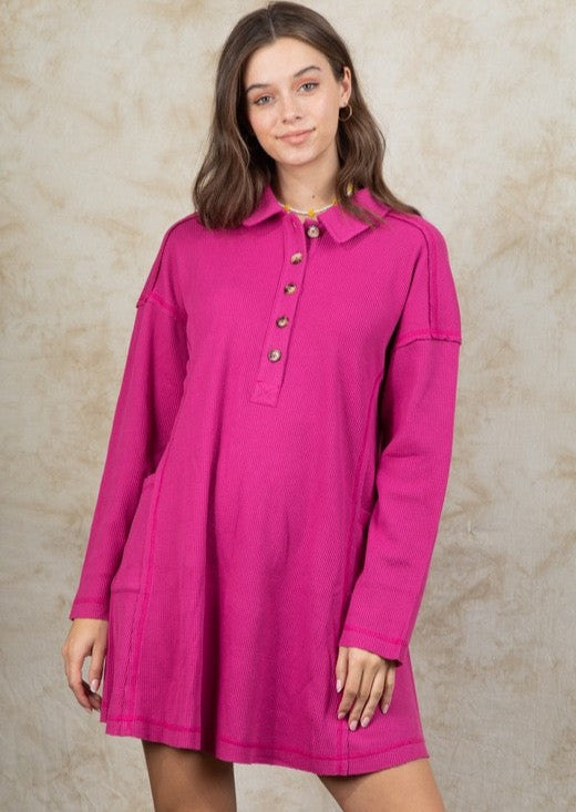 Shirt Dress with Buttons
