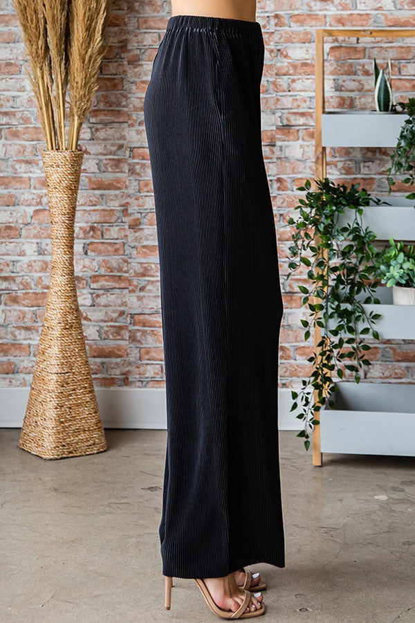 Pleated Palazzo Pants