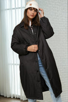 Puffer Bomber Long Jacket